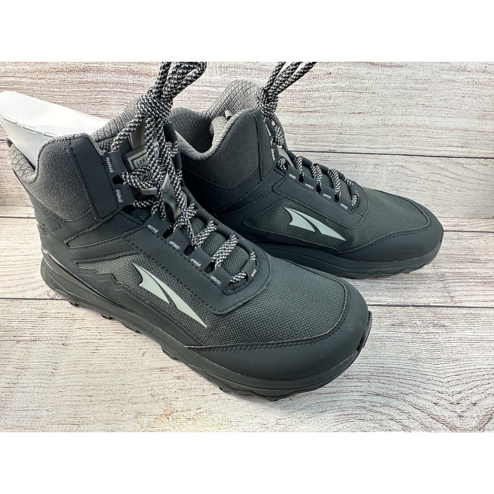 Altra Lone Peak Hiker 2 Women's Black Mid Hiking Boots Trail Shoes Size 10.5